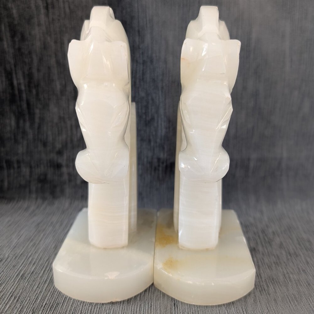 MCM Vintage Horse Book Ends Decor (Set of 2)